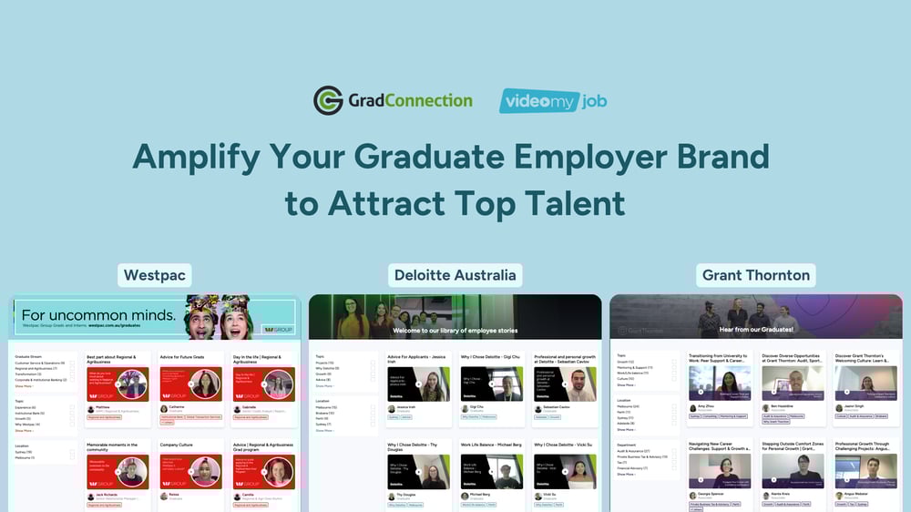 GradConnection and VideoMyJob Video Libary