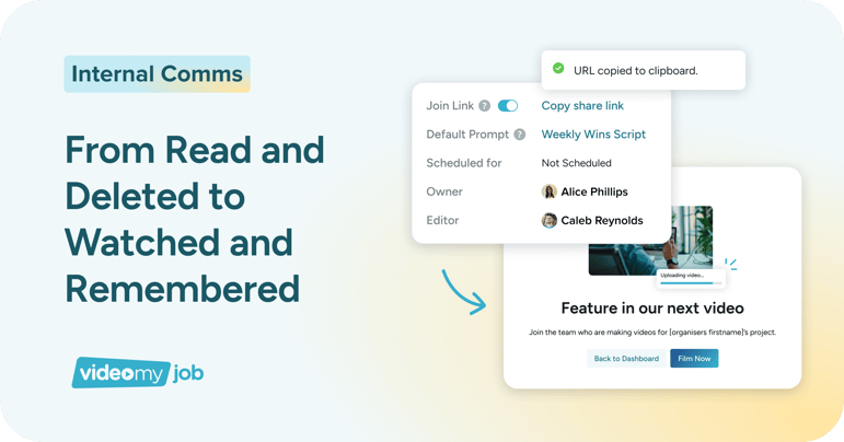 Product Updates - Join Link - Internal Comms
